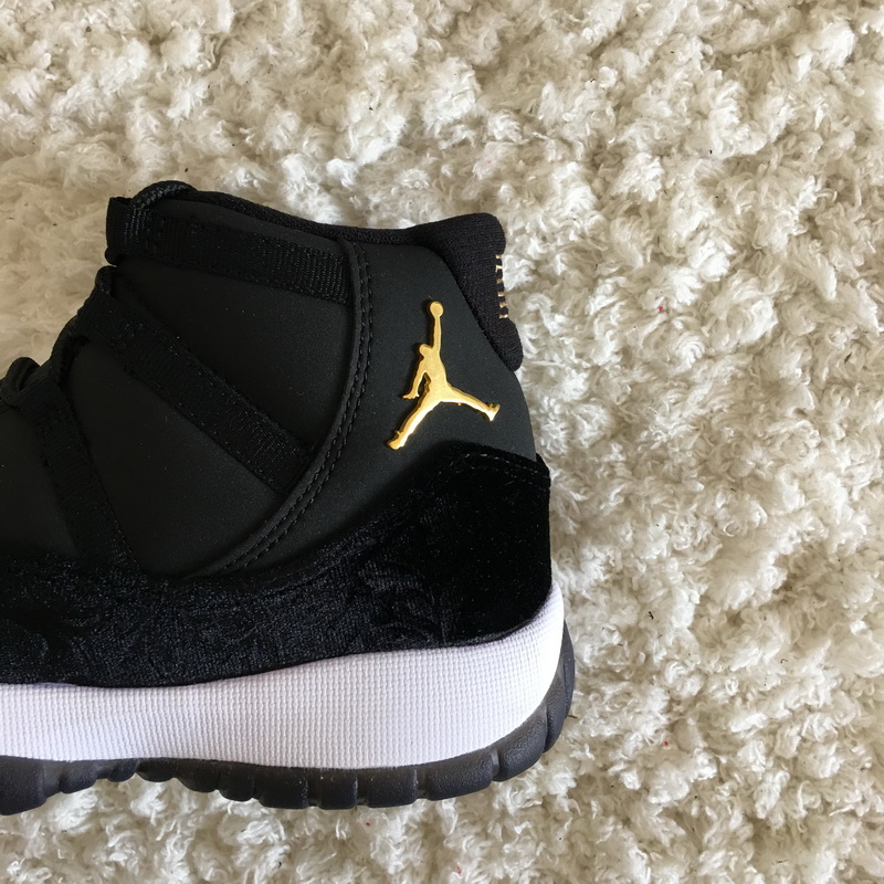 Super Max Air Jordan 11 Black Heiress GS